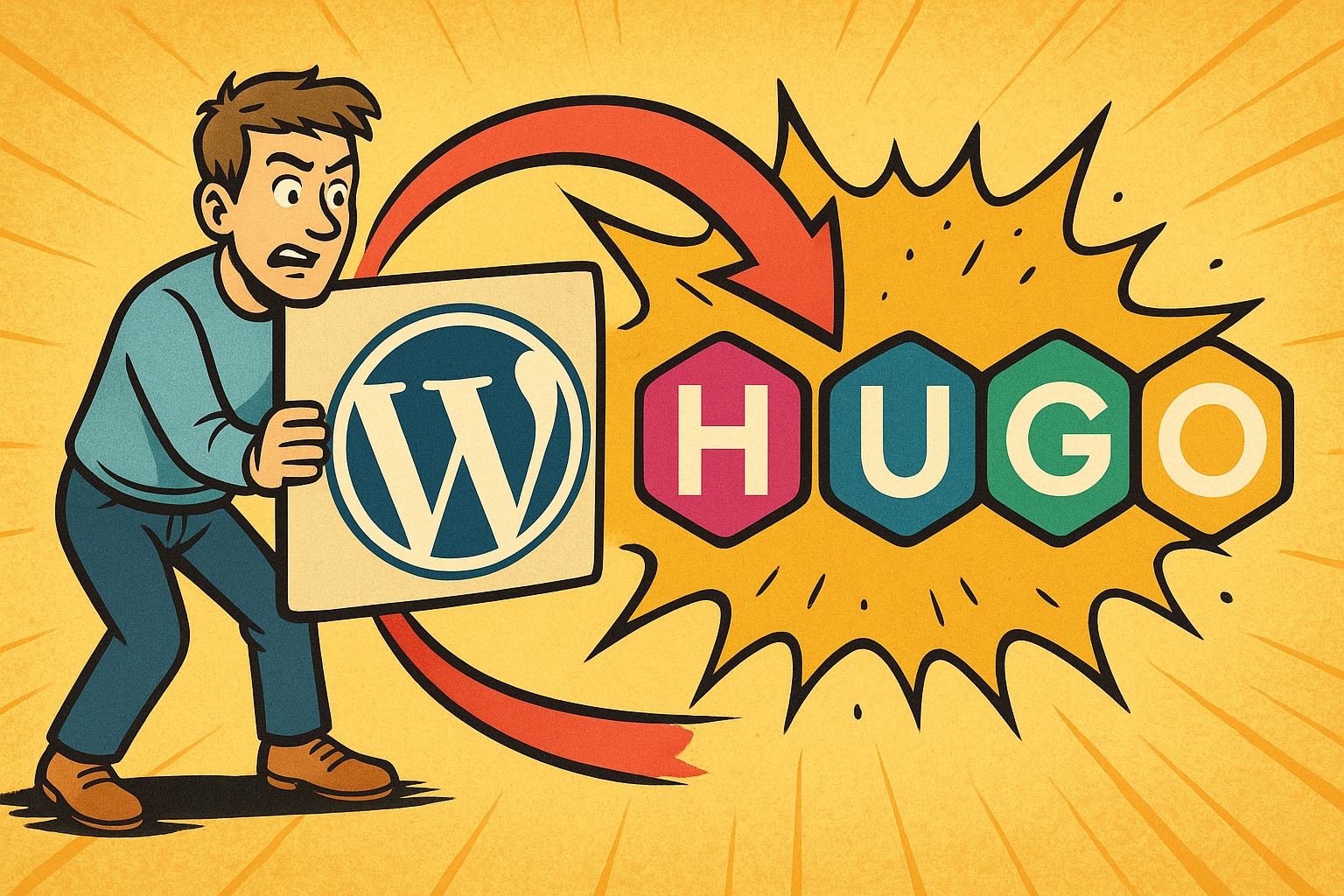 Hugo Static Site Generator als Ablösung für WordPress